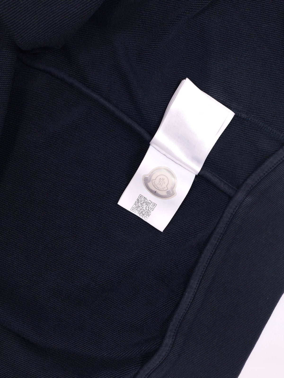 Moncler Tricolor Zip Hoodie Navy