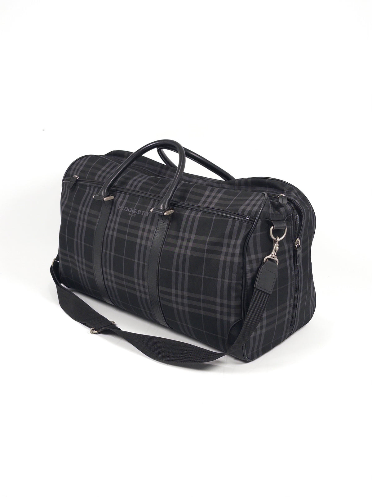 Burberry Check Boston Bag
