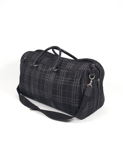 Burberry Check Boston Bag
