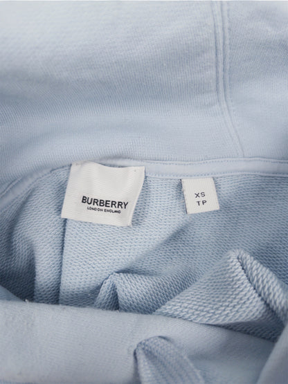 Burberry Baby Blue Hoodie (Fits M)