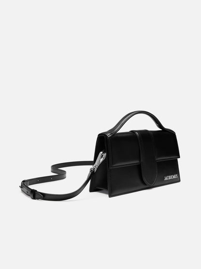 Jacquemus Le Grand Bambino Bag - Black & Silver