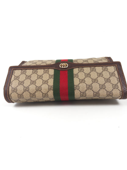 Gucci Sherry Line Supreme Clutch Bag