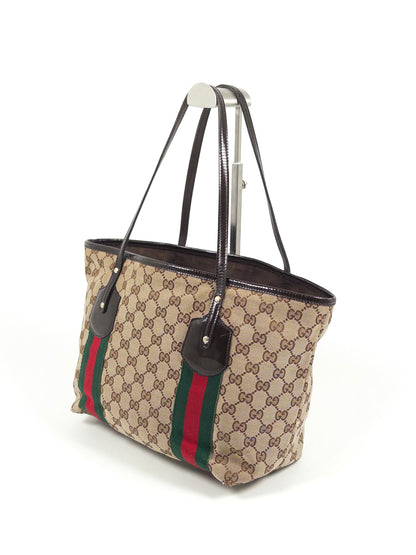 Gucci GG Canvas Web Jolicouer Tote