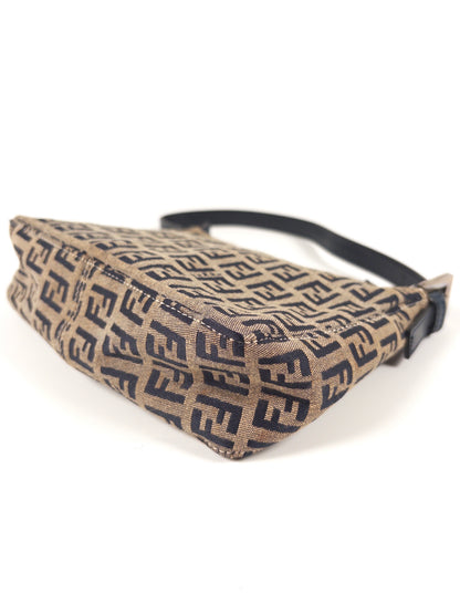 Fendi Zucchino FF Top Handle Bag