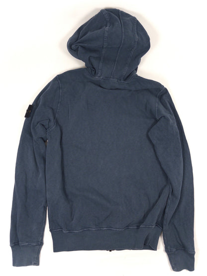 Stone Island Garment Dyed Zip Hoodie