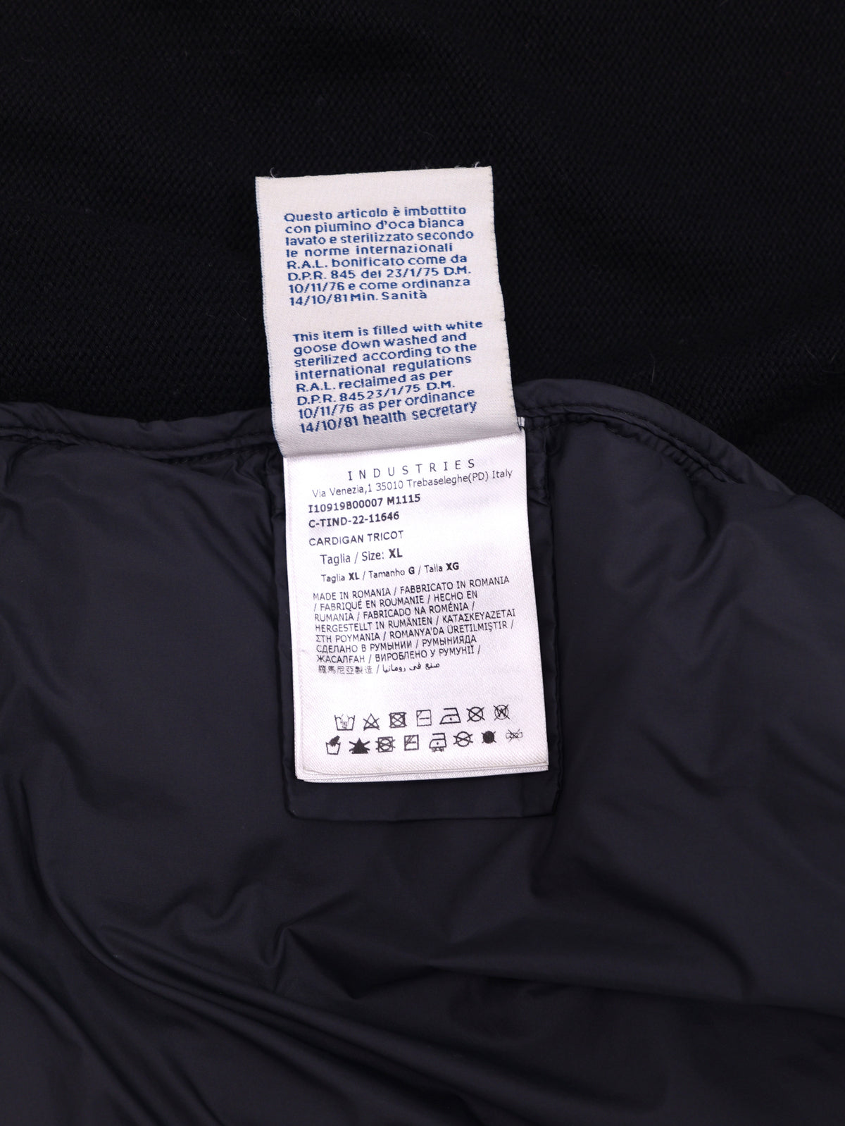 Moncler Down Cardigan