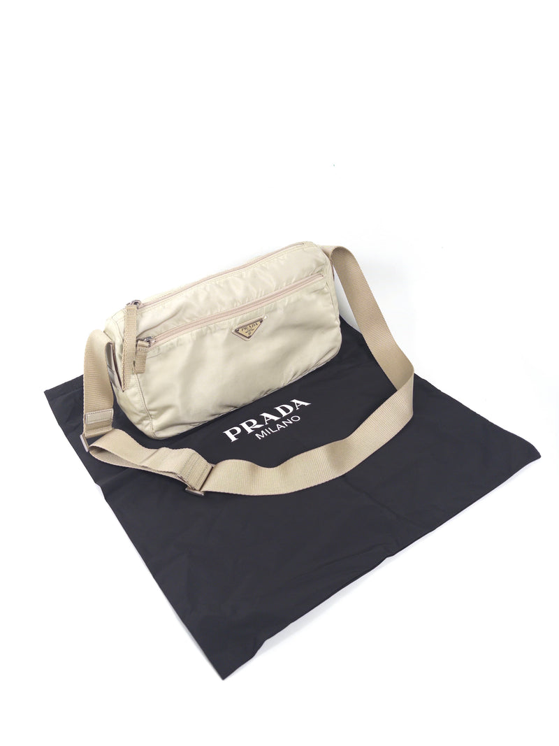 Prada Vela Nylon Messenger Bag