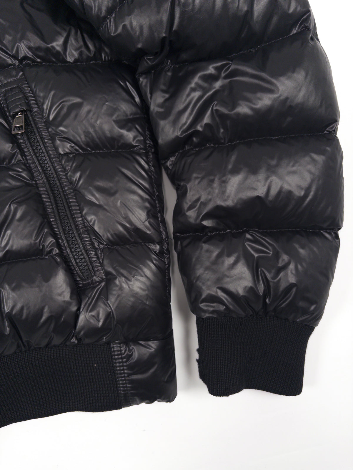 Moncler Marque Down Jacket, Black, Size 2