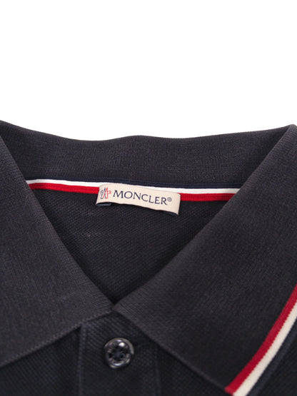 Moncler Polo Shirt Navy (Fits XS/S)