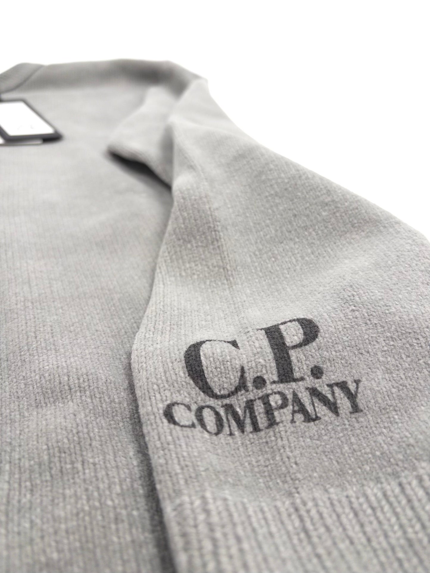 C.P. Company Reverse Plat Crew Neck Sweatshirt - Grey