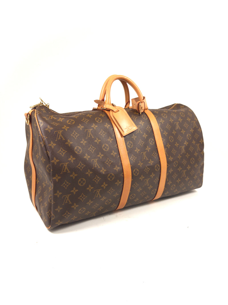 Louis Vuitton Keepall 55 Monogram Bandouliere