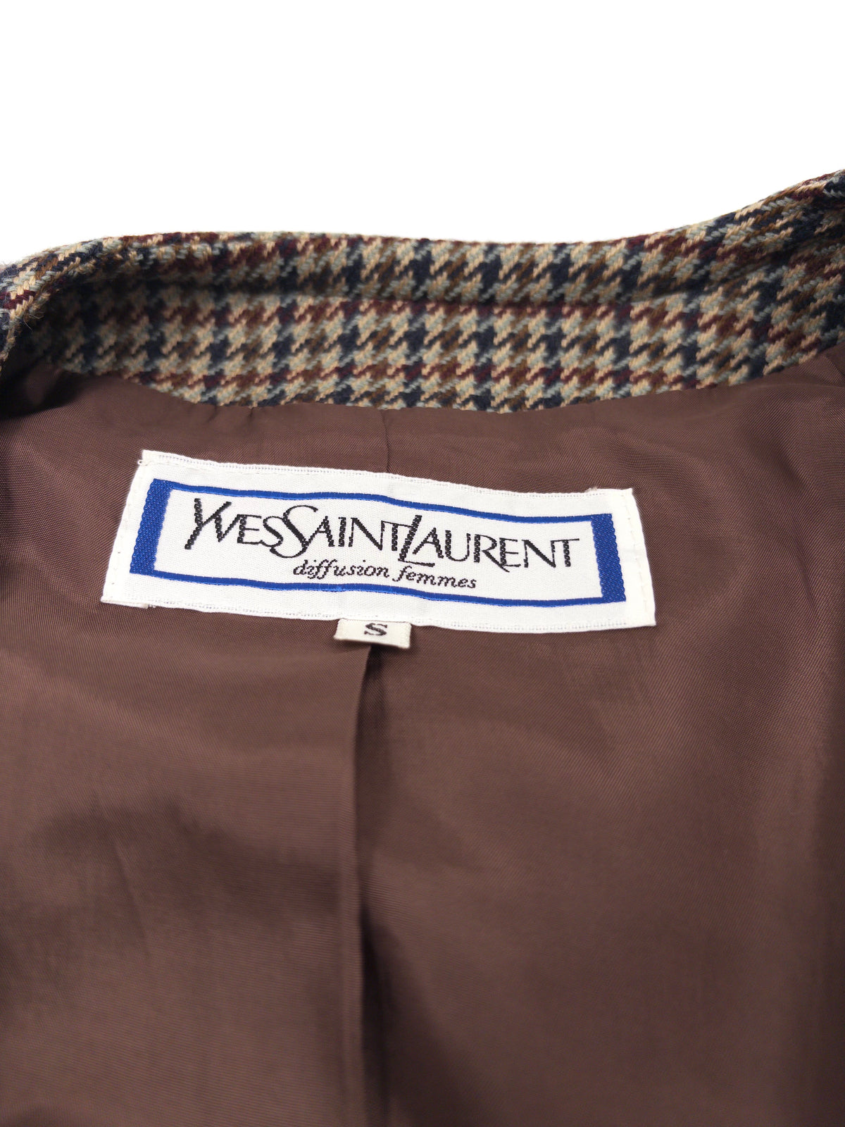 Yves Saint Laurent Suit Set, Vintage Suit Jacket (Size S) And Skirt (Size M)
