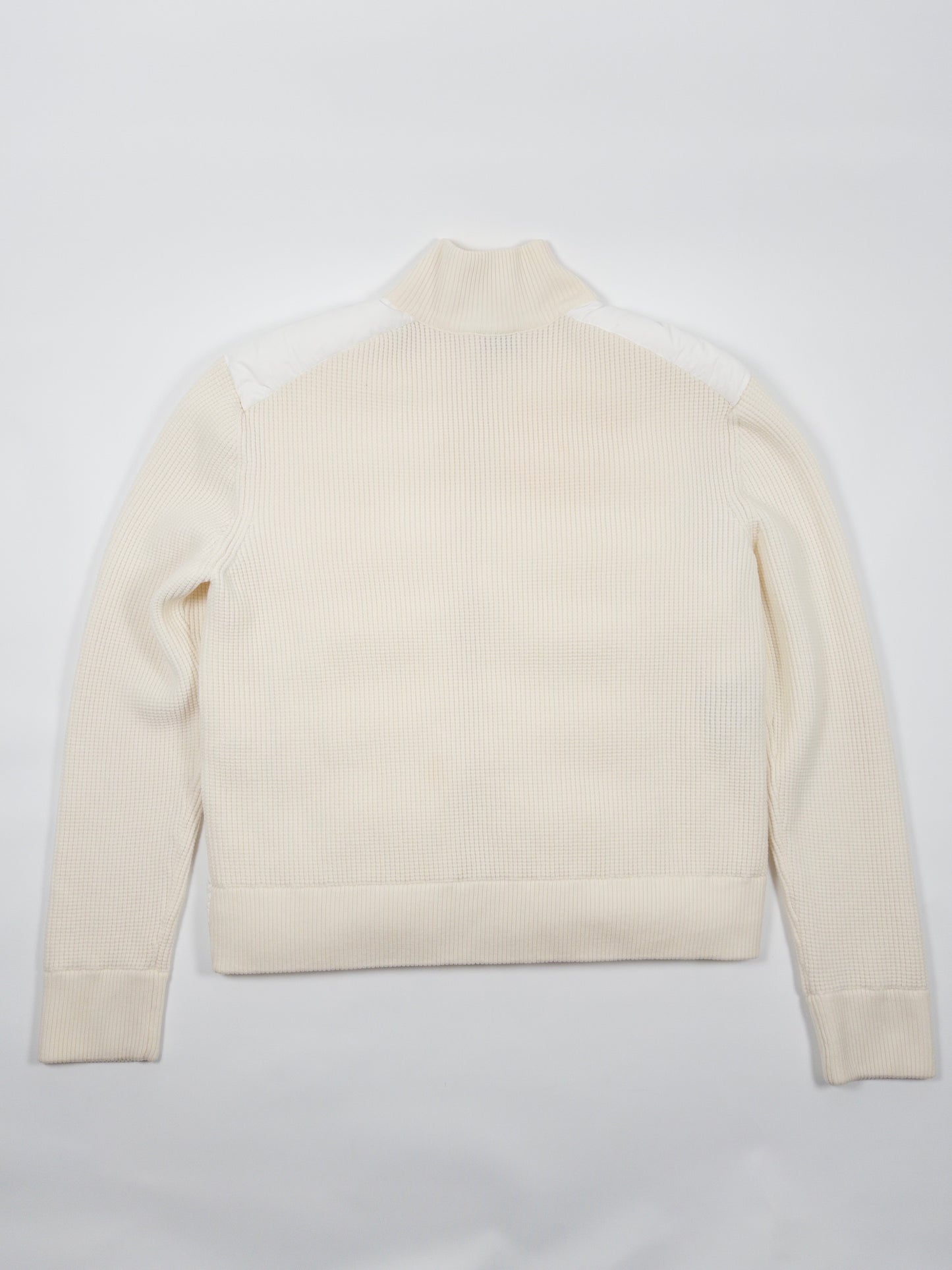 Moncler Spell-out Down Cardigan White (Fits M)