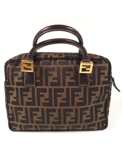 Fendi Zucca FF Top Handbag Vintage