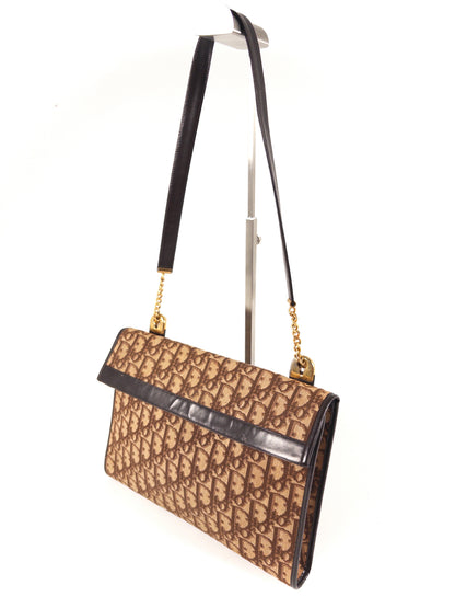 Christian Dior Trotter Canvas Shoulder Bag