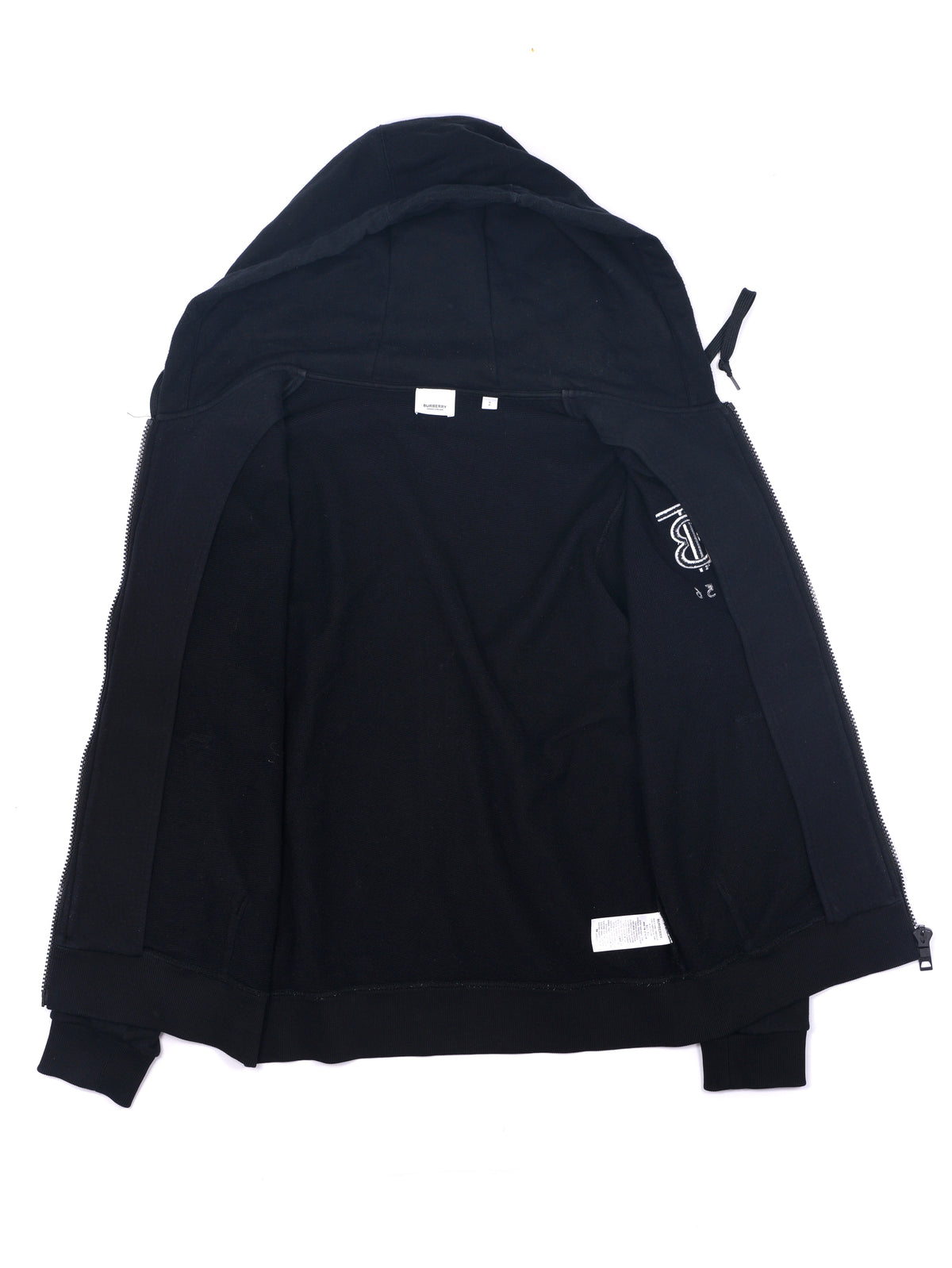Burberry Embroidery Zip Hoodie
