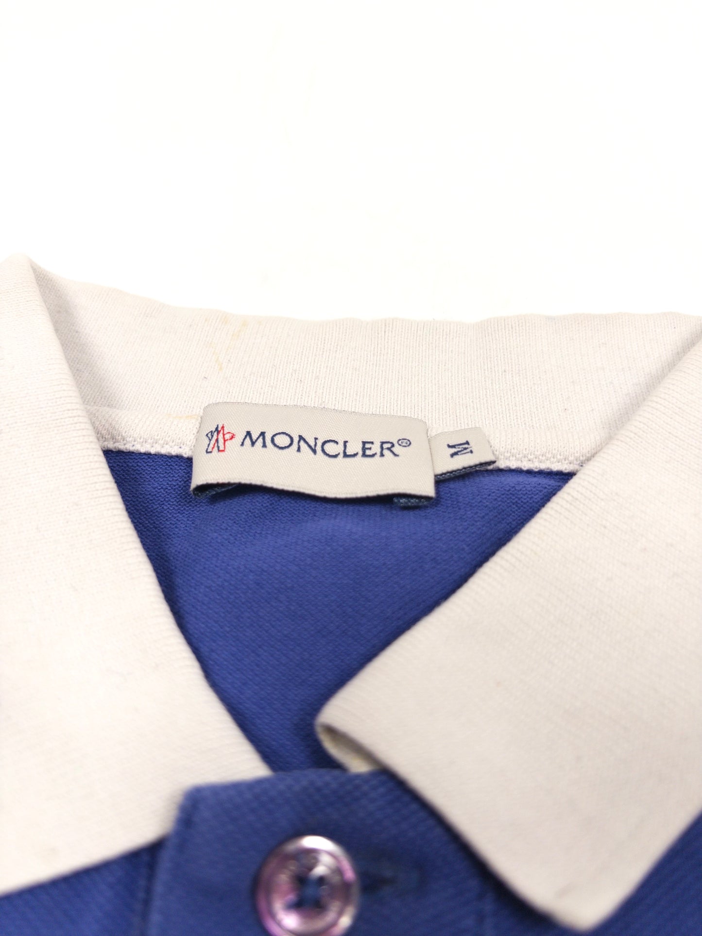 Moncler Polo Shirt Royal Blue (Fits XS/S)