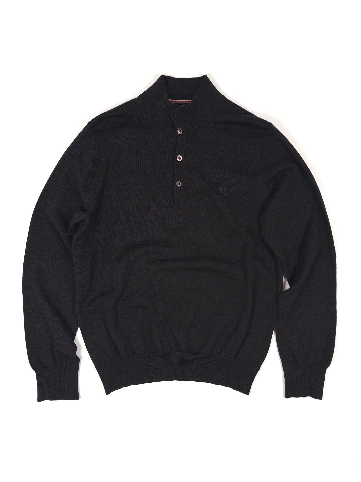 Burberry Wool Polo Knit Sweater