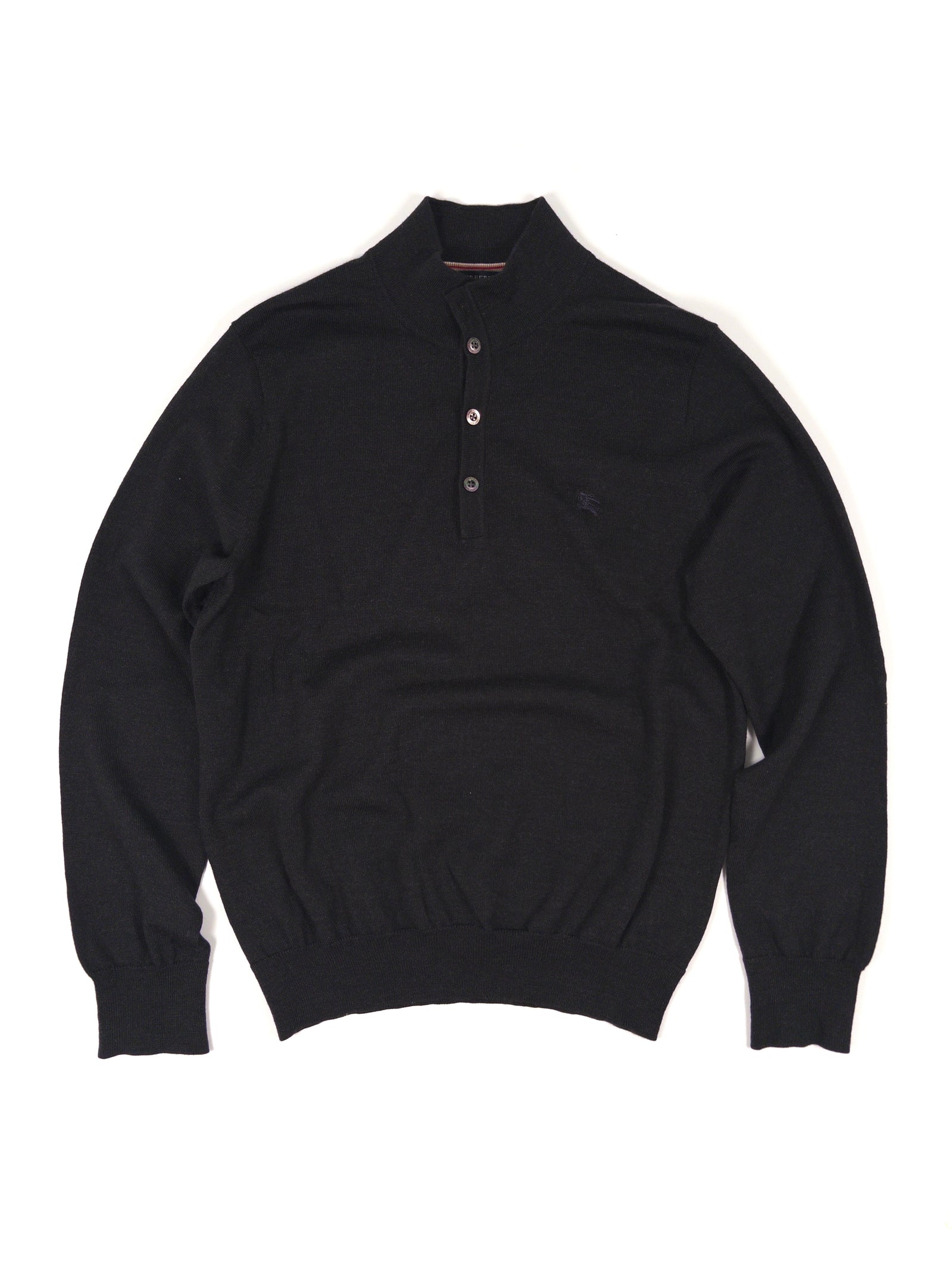 Burberry Wool Polo Knit Sweater