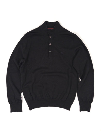 Burberry Wool Polo Knit Sweater