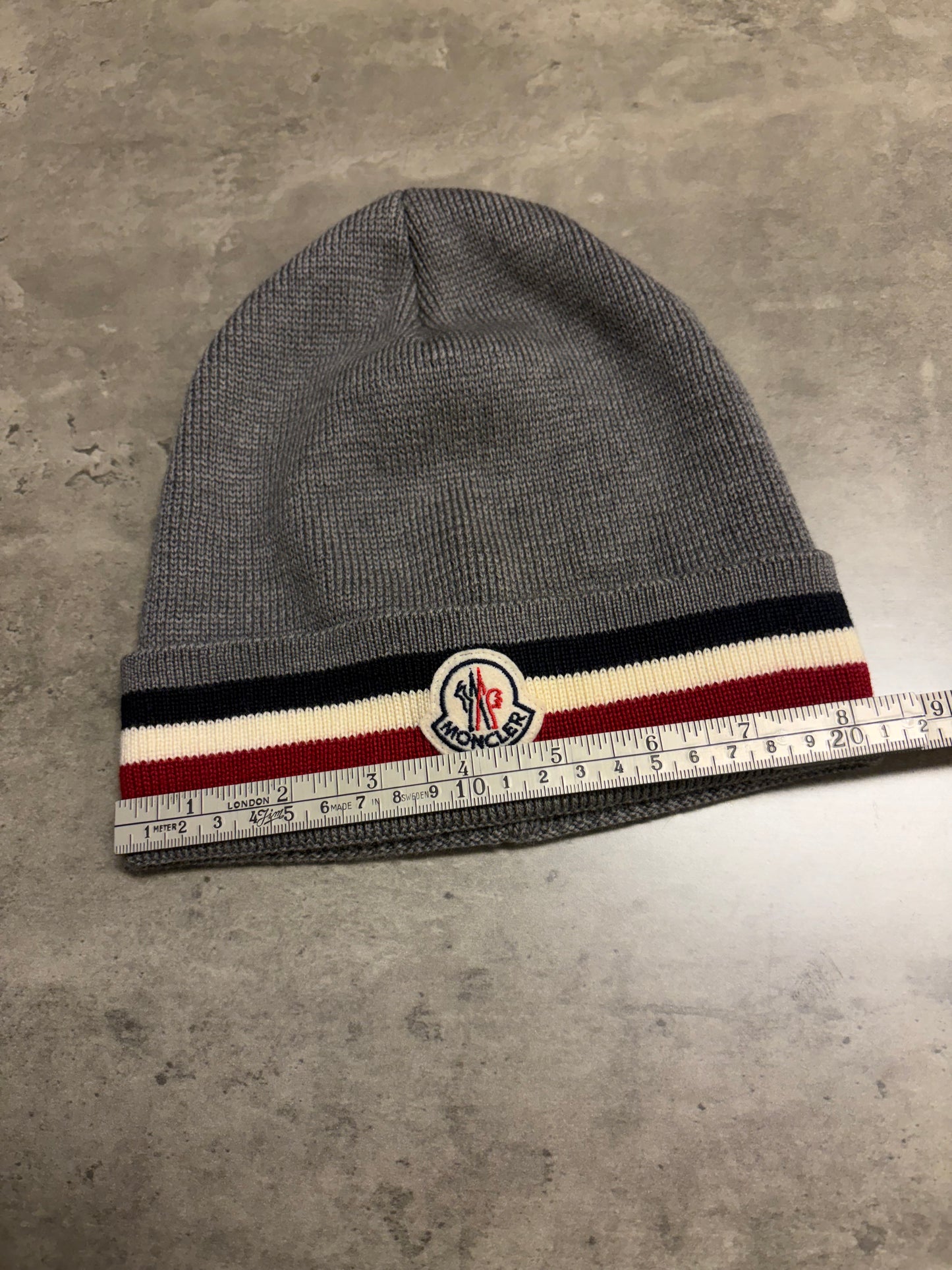 Moncler Tricolor Wool Beanie