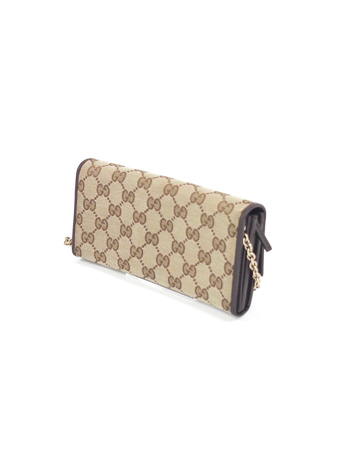 Gucci GG Canvas Chain Wallet Long Wallet