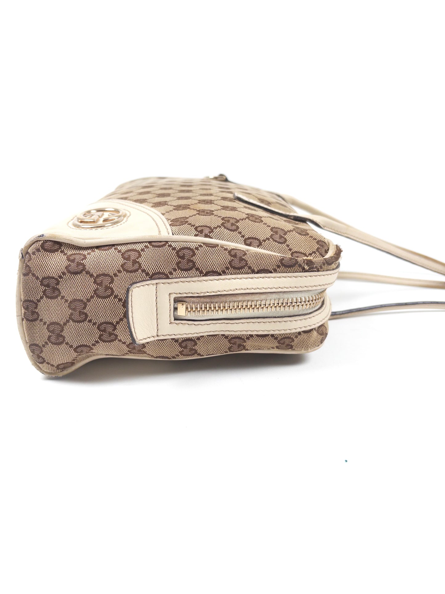 Gucci GG Canvas Britt Collection Boston Bag