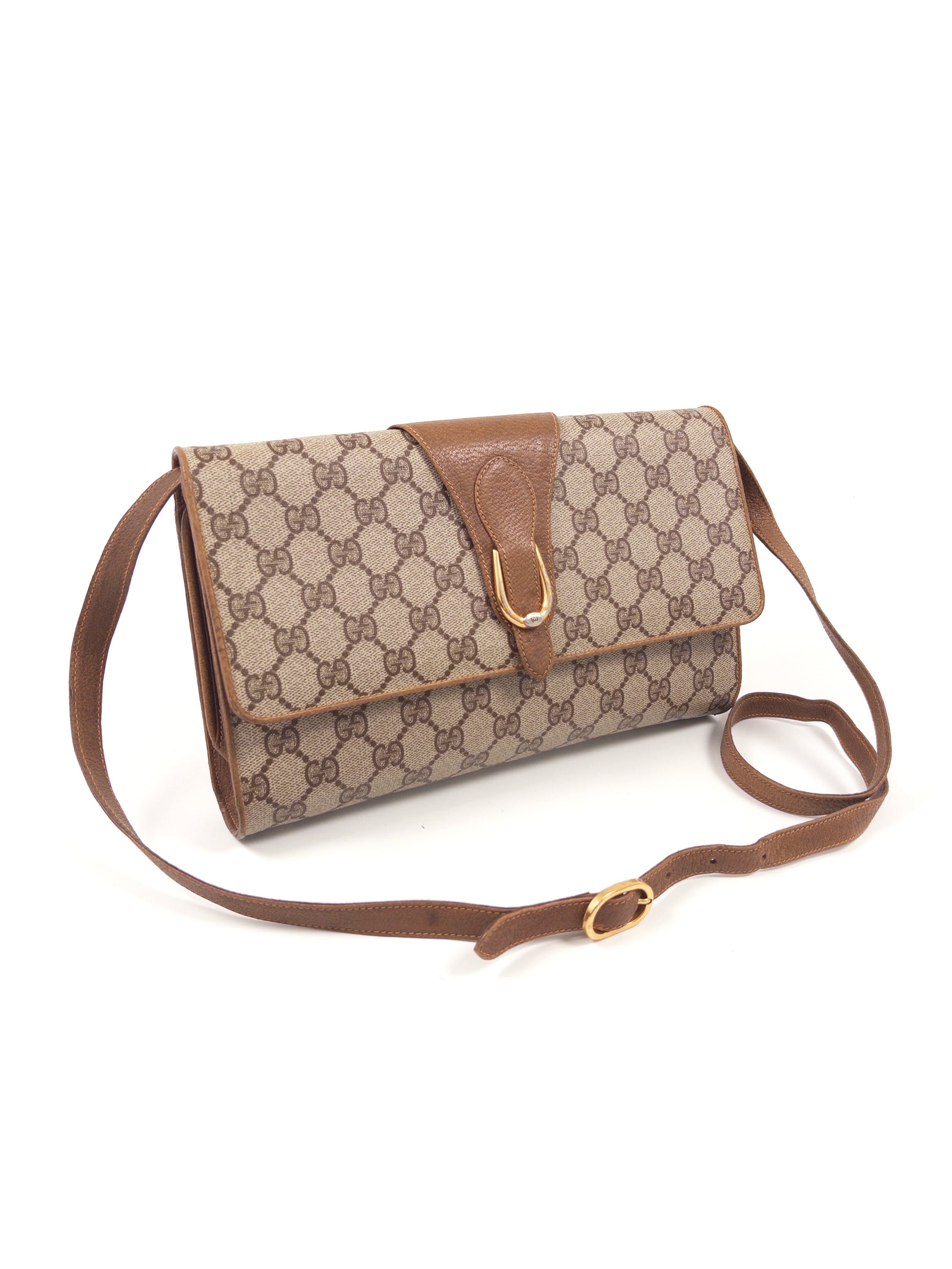 Gucci GG Supreme Shoulder Bag with Certificate