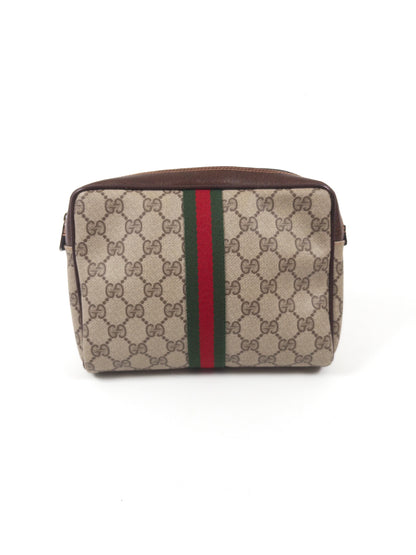 GUCCI Supreme Sherry Line clutch bag