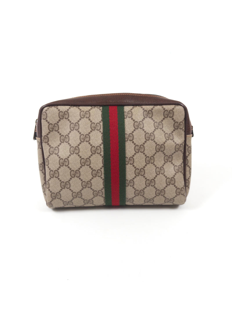 GUCCI Supreme Sherry Line clutch bag