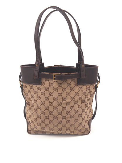 Gucci GG Canvas Belted Tote Bag