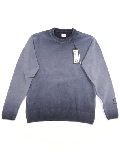 C.P. Company Reverse Plat Crew Neck Sweatshirt - Navy