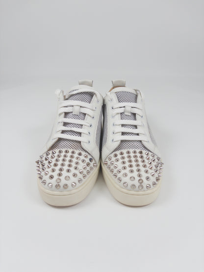 Christian Louboutin Silver Spikes Sneakers (Fits EU 43.5)