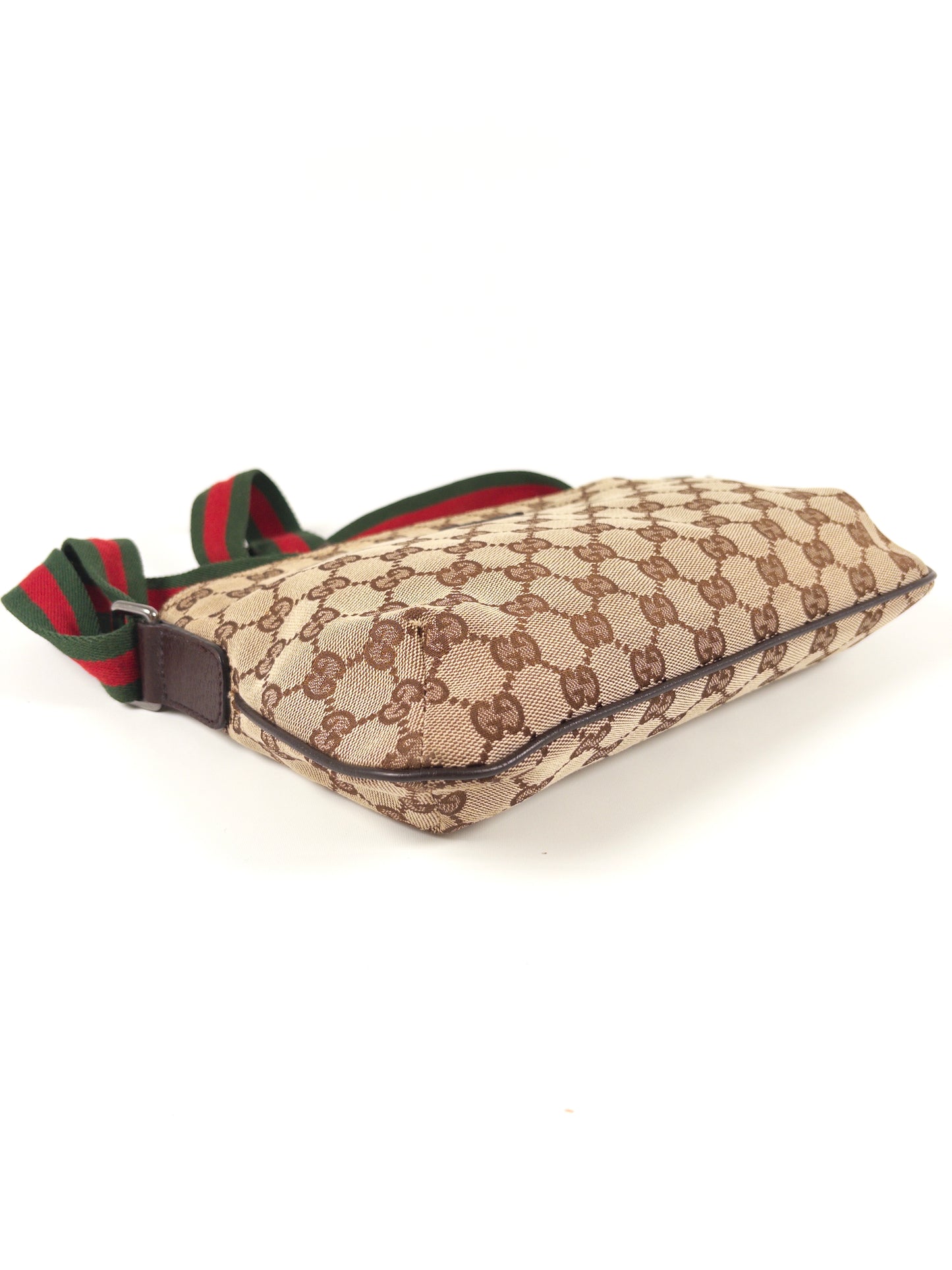 Gucci GG Canvas Sherry Line Crossbody Messenger Bag