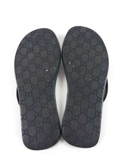 Gucci Leather Flip Flops