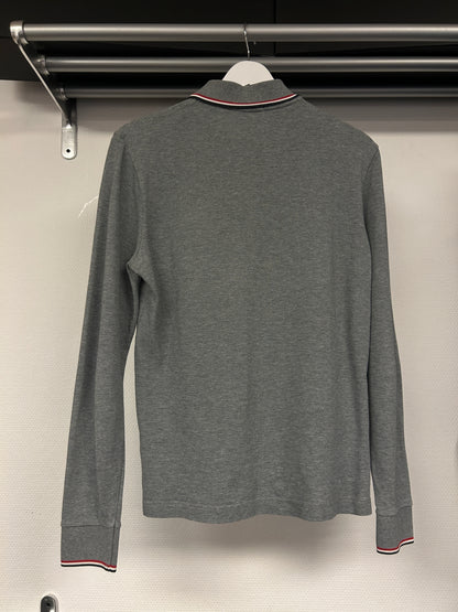 Moncler Tricolour Longsleeve Polo Shirt 188