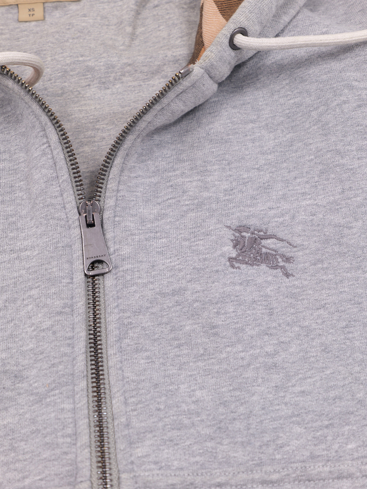 Burberry Check Zip Hoodie