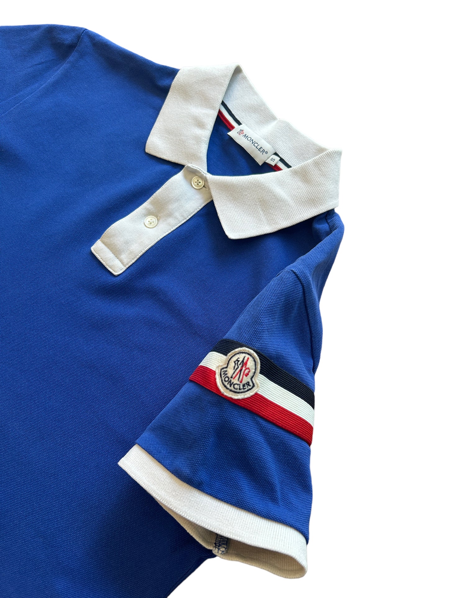 Moncler Royal Blue Polo Shirt