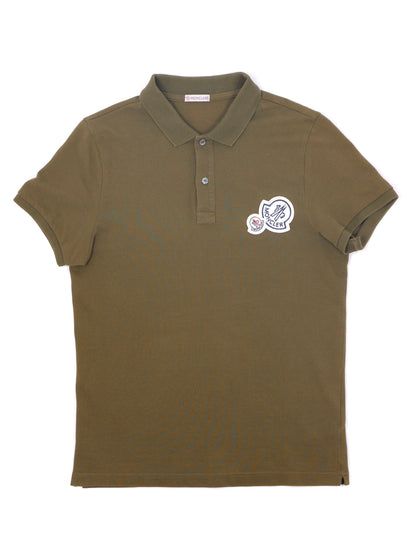 Moncler Double Logo Polo Shirt