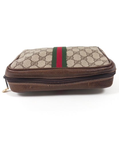 GUCCI GG Supreme Sherry Line clutch bag