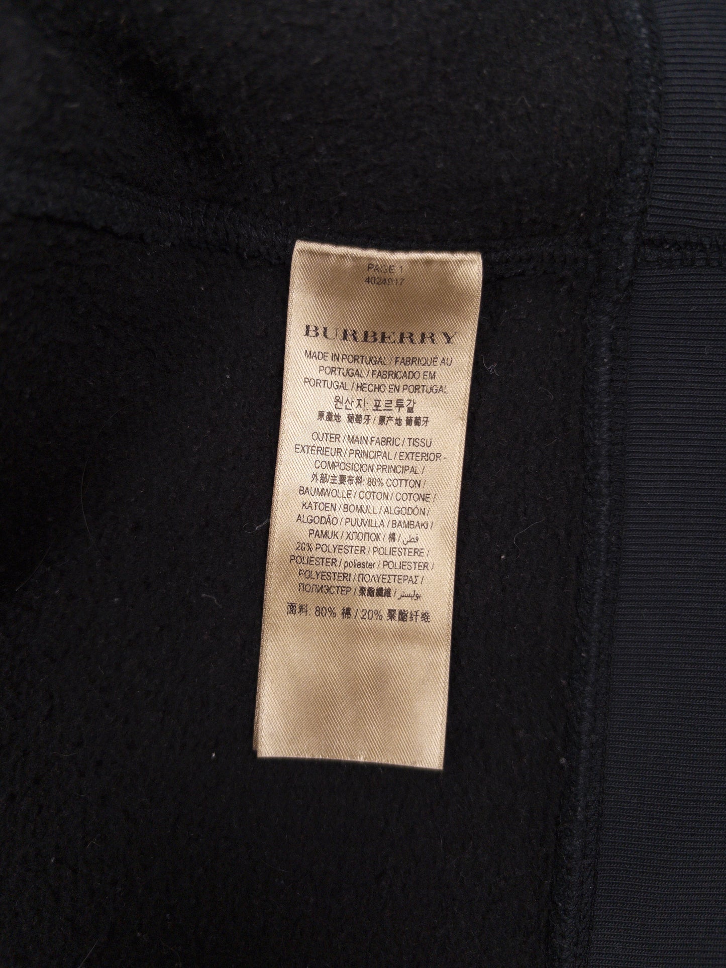 Burberry Check Zip Hoodie