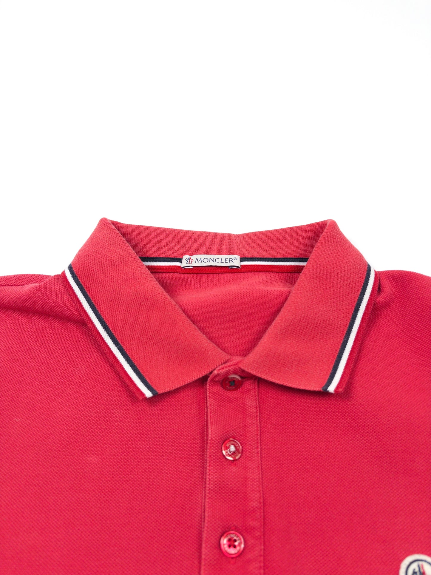 Moncler Tricolour Sleeve Polo Shirt