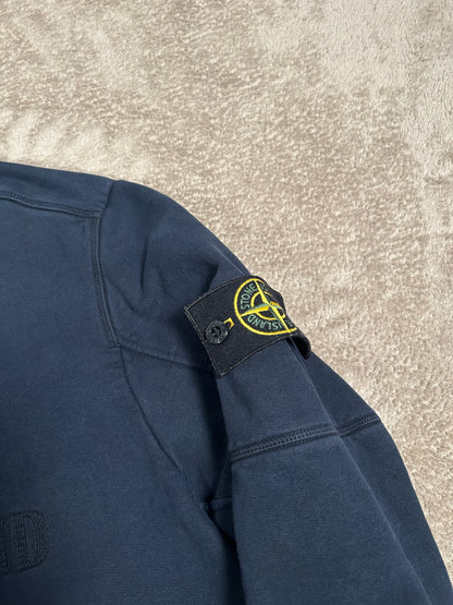 Stone Island Spellout Sweatshirt Navy