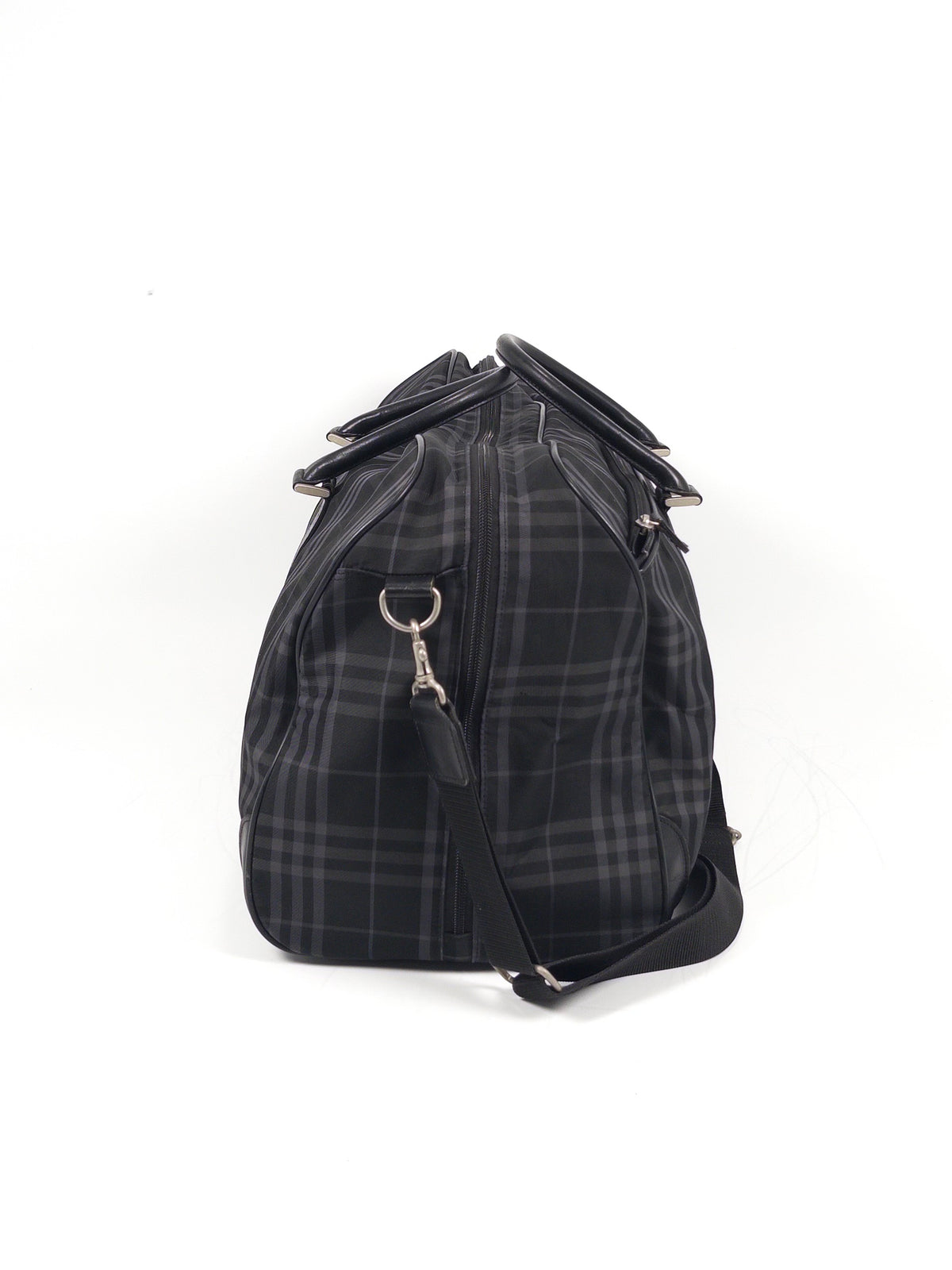 Burberry Check Boston Bag