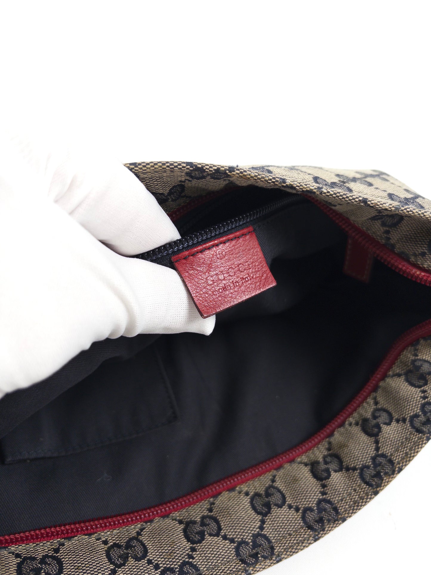 Gucci GG Crystal Sheline Canvas Shoulder Bag