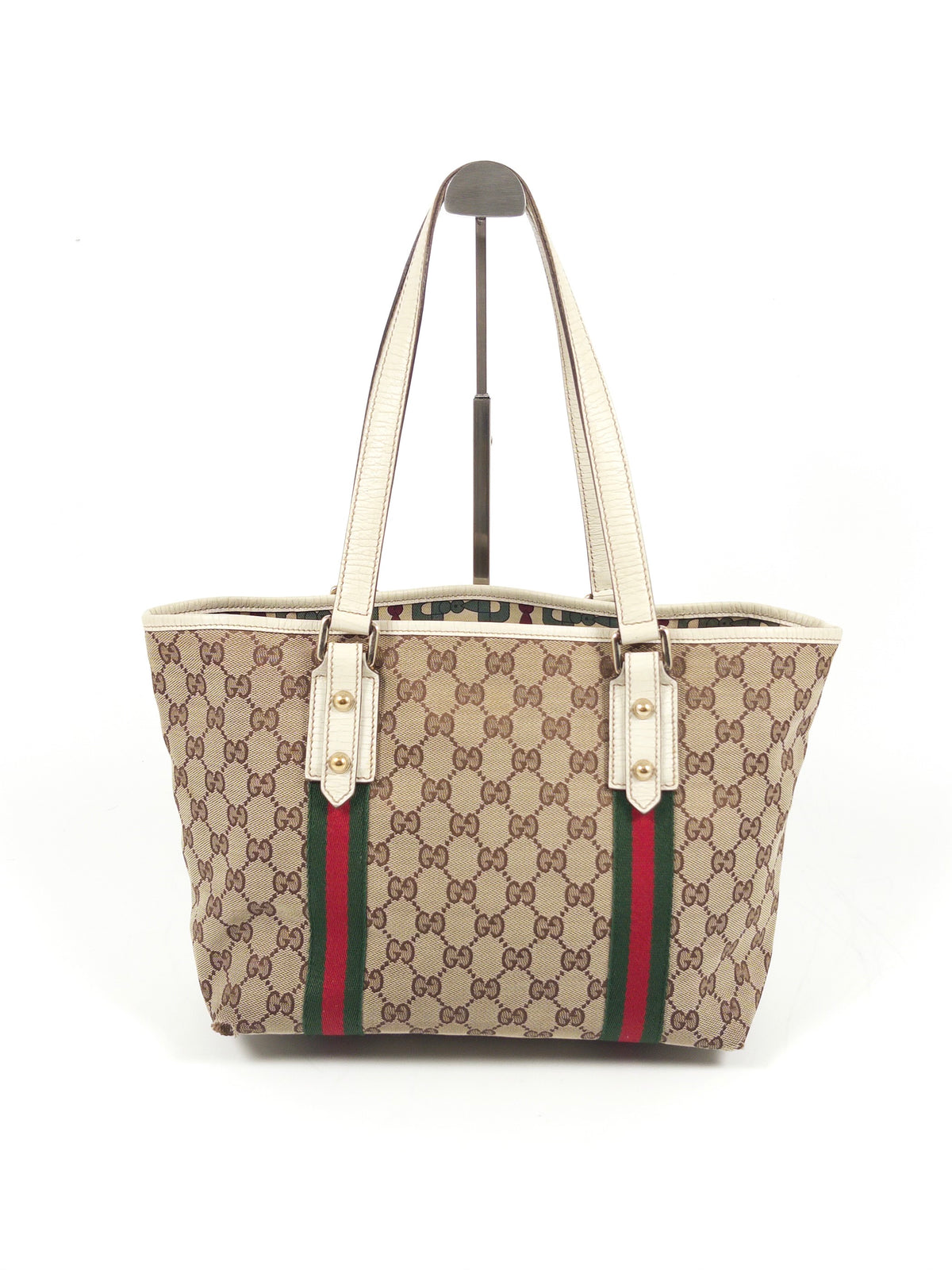 Gucci GG Canvas Jolicoeur Medium Tote with Charms