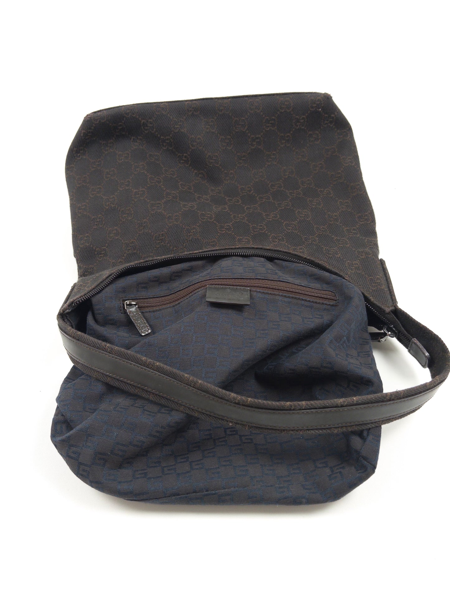 Gucci GG Denim Shoulder Bag - Vintage