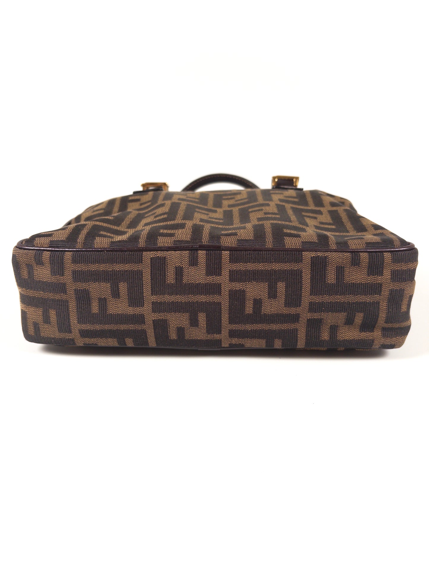 Fendi Zucca FF Top Handbag Vintage
