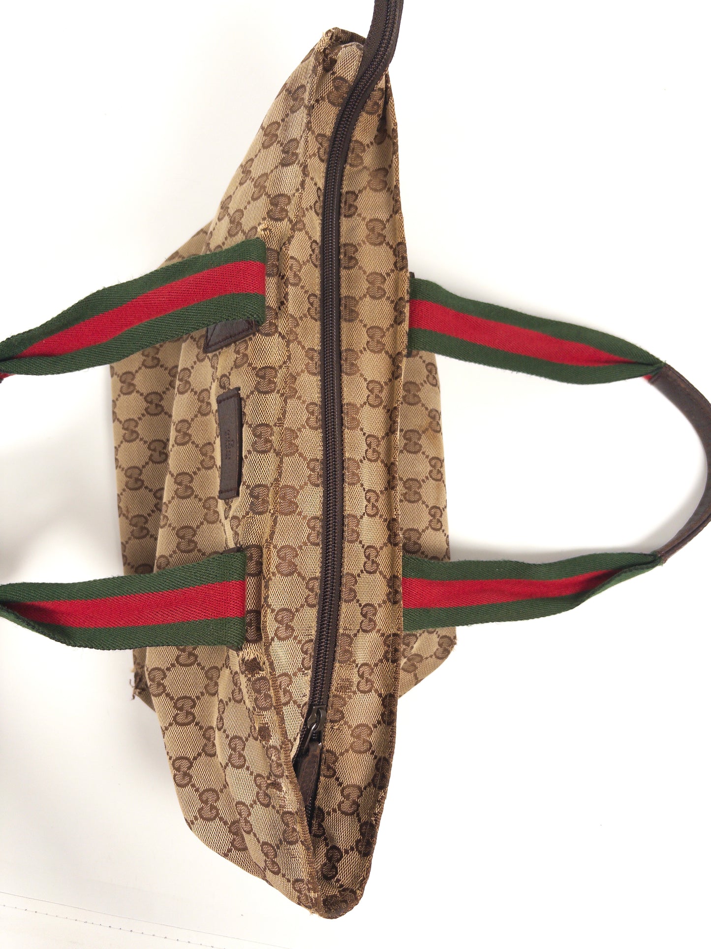 Gucci GG Handbag Sherry Line Web Tote Bag