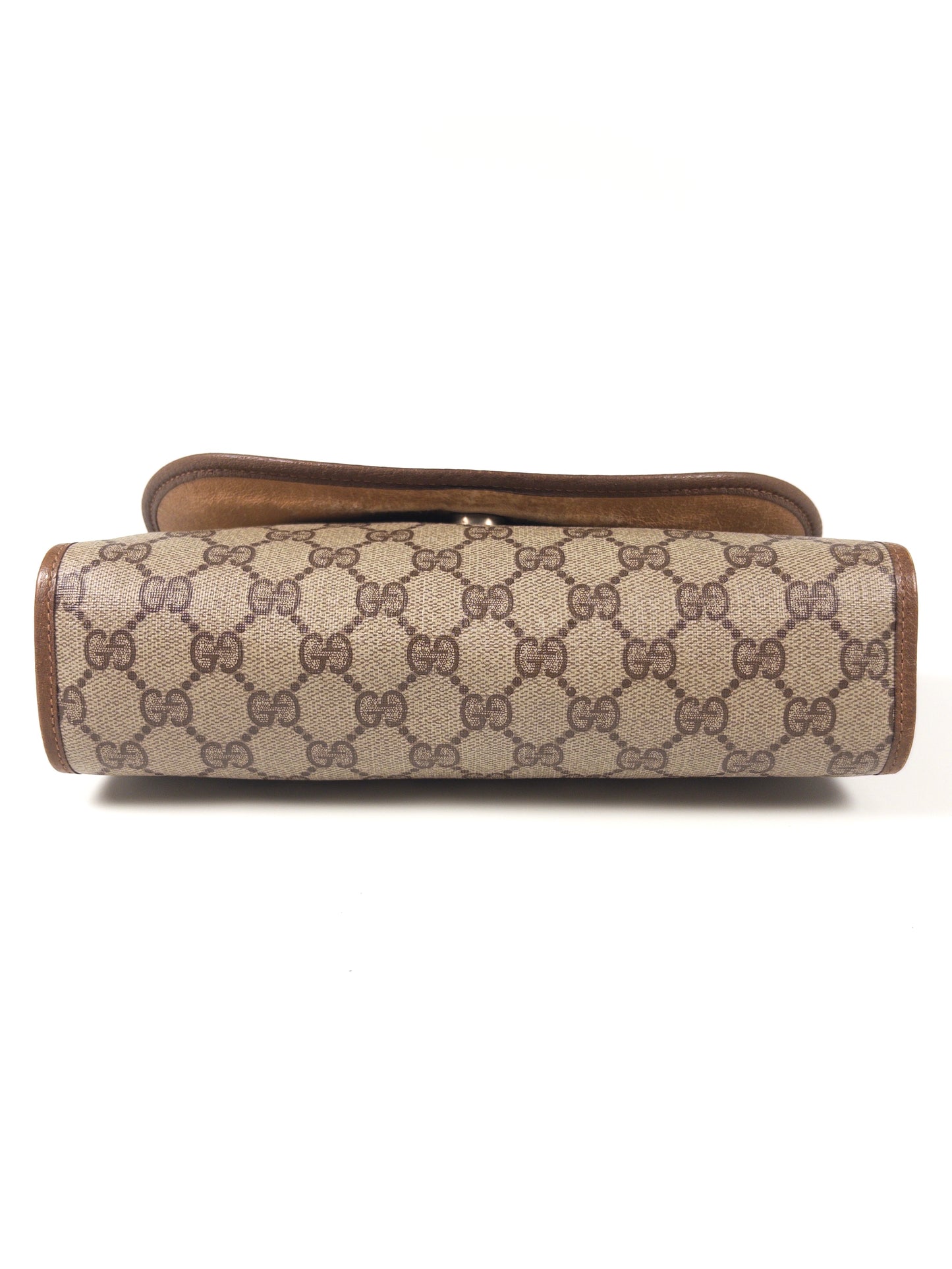 Gucci GG Supreme Sherry Line Clutch with Certificate
